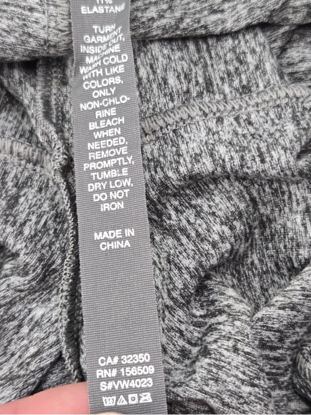 VUORI Halo Wide Leg Pant Dreamknit 31" Gray Black Heathered Size M Womens - Picture 3 of 13
